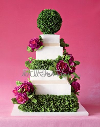 花朵婚礼蛋糕